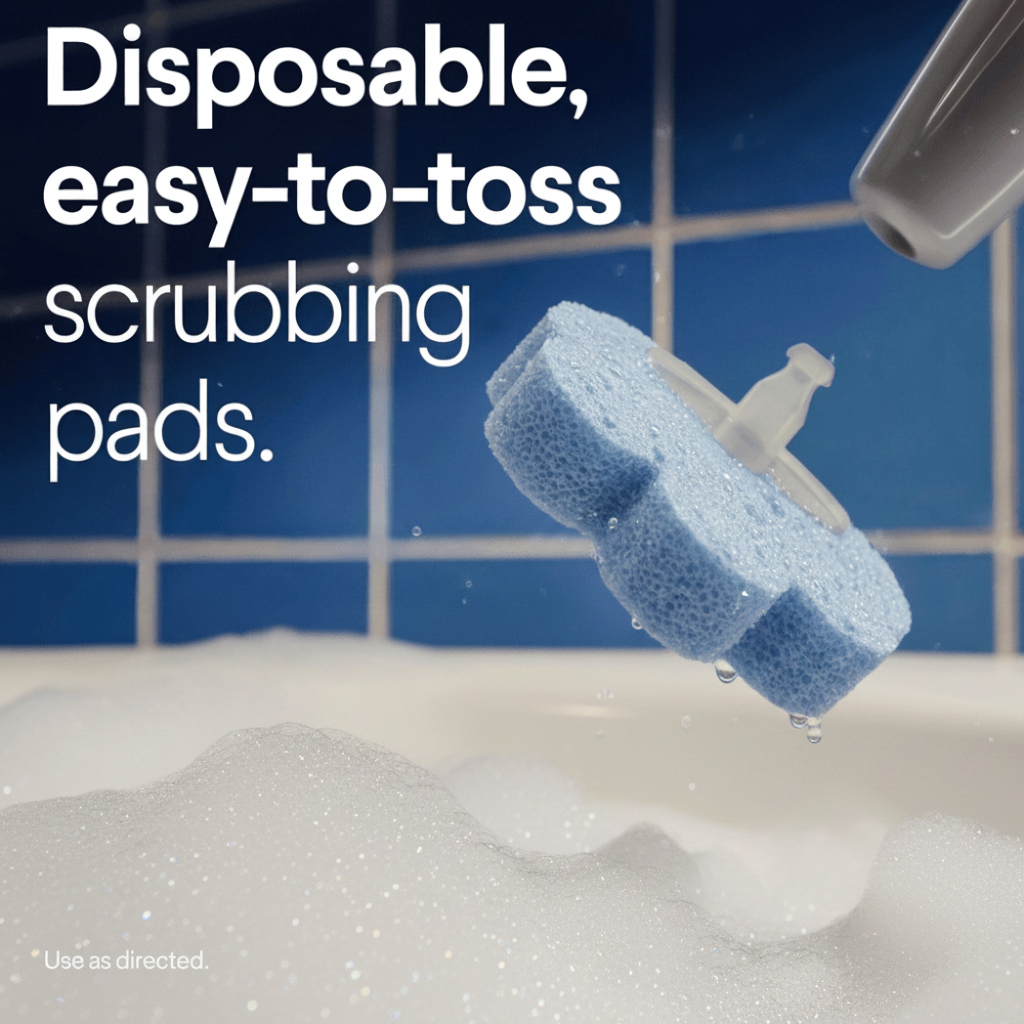 Luviaz™ Disposable Toilet Brush Wand Set Bathroom Cleaner Holder