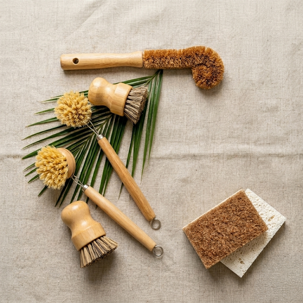 Luviaz | The Essential Kitchen Collection: 6-Piece Bamboo & Sisal Set