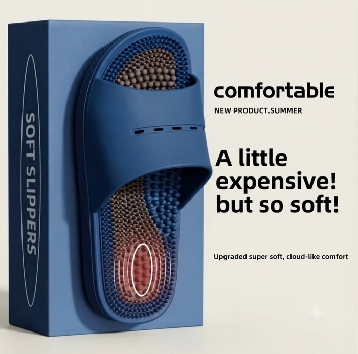 PVC Acupressure Massage Slippers